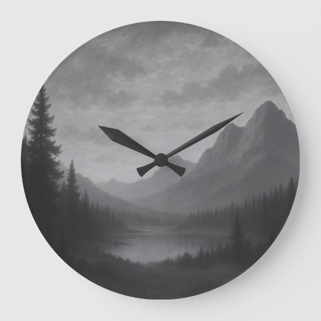 Mountain Escape Clock (Front)