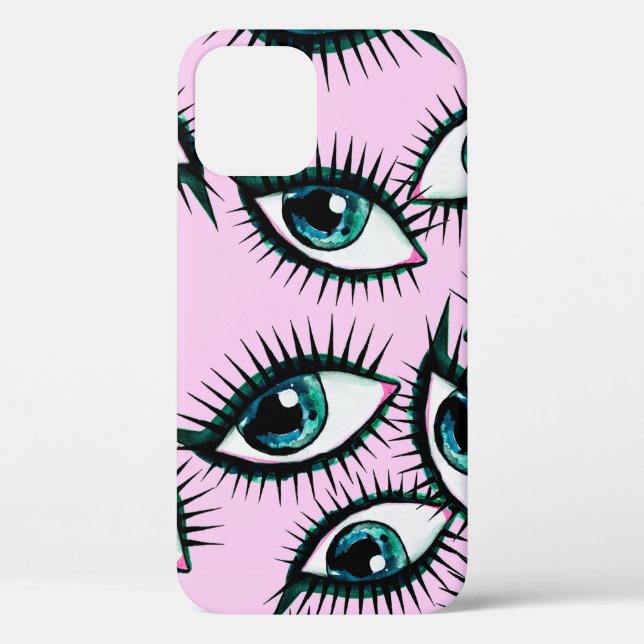 Mountain eye. Abstract icon.  Case-Mate iPhone Case (Back)