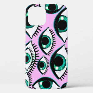 Mountain Eye Abstract Icon iPhone 12 Case
