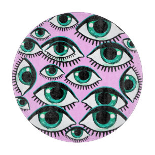 Mountain Eye Abstract Icon Cutting Board