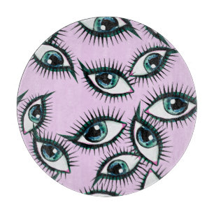Mountain Eye Abstract Iconic Design Cutting Board