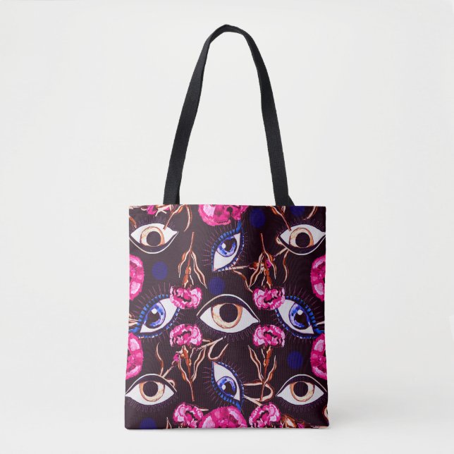Mountain eye. Abstract pattern Tote Bag (Front)