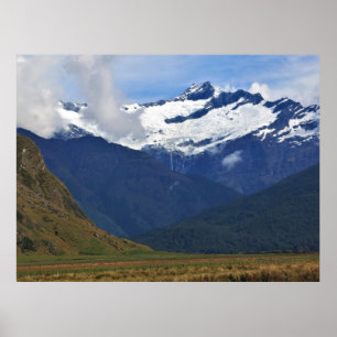 Mountain Face of Mount Aspiring Poster