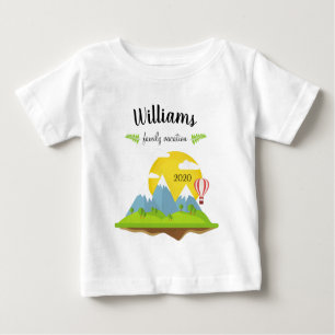 Mountain Family Vacation Matching Souvenir Baby T-Shirt