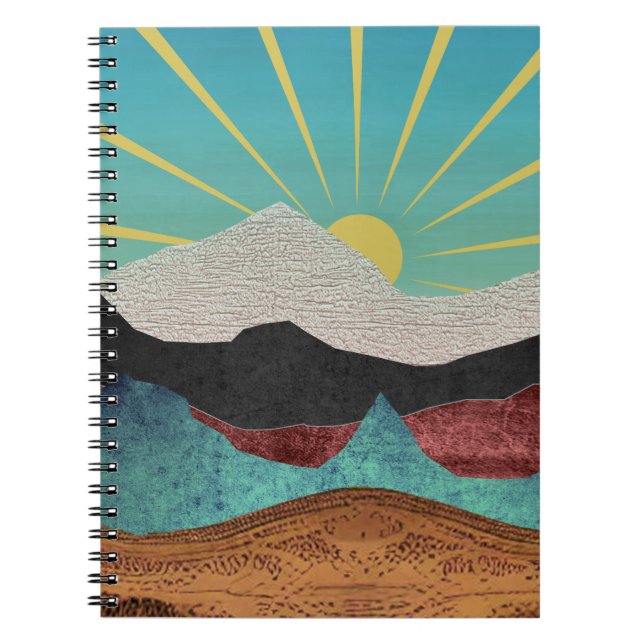 Mountain Fantasy Sunrise Notebook (Front)