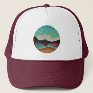 Mountain Fantasy Sunrise Trucker Hat