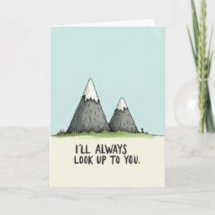 Mountain Fathers Day Card