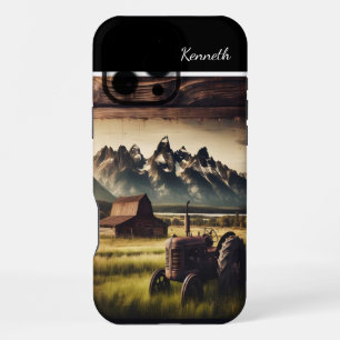 Mountain Field Tractor iPhone 16 Pro Max Case