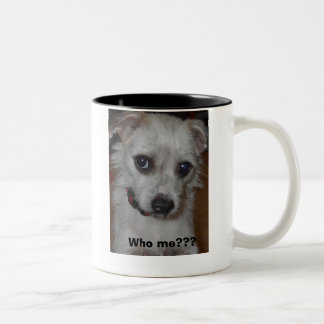 Mountain Fiest - Who me??? Two-Tone Coffee Mug