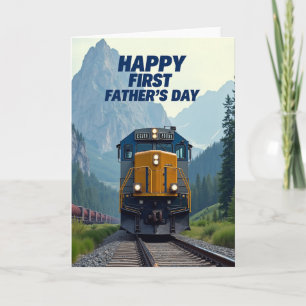 Mountain First Fathers Day Train Card
