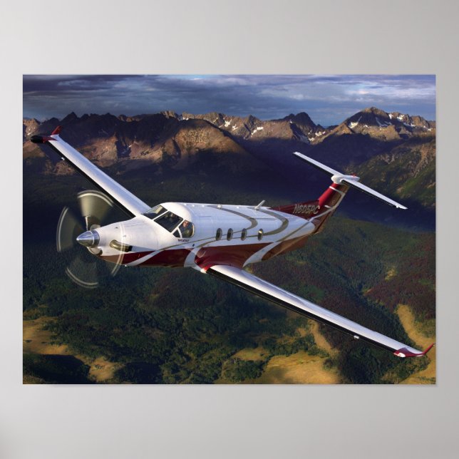 Mountain Flying PC-12 Poster (Front)