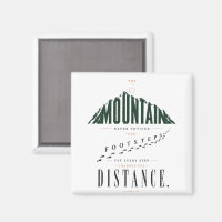 Mountain Footsteps Distance Quote