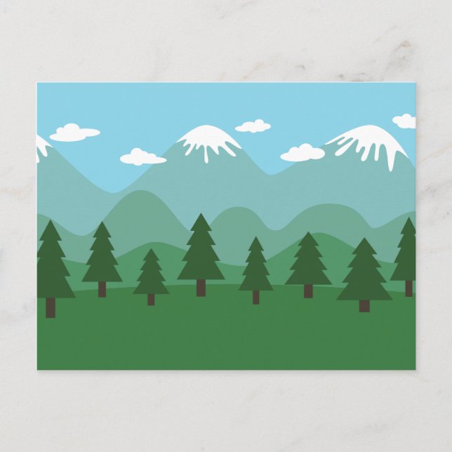 Mountain Forest Postcard (Front)