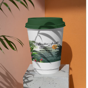 Mountain, Forest & Sunset  Paper Cups