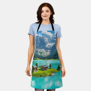 "Mountain Fresh Style – Turquoise Lake " Apron