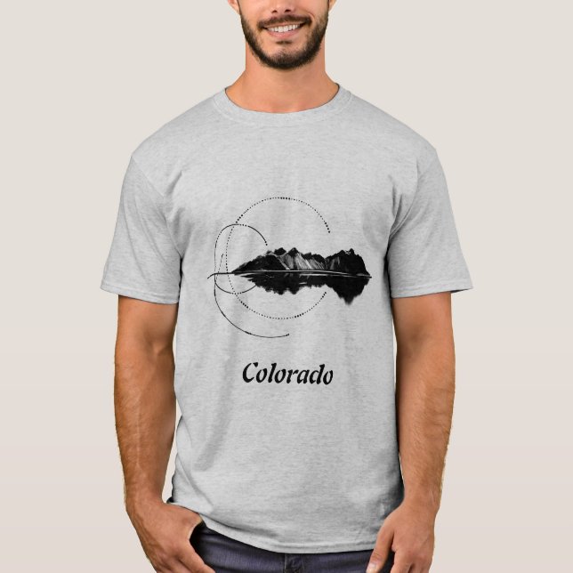 Mountain Geometric II T-Shirt (Front)
