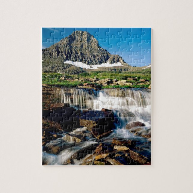 Mountain Glacier Park Montana Jigsaw Puzzle (Vertical)