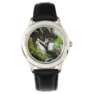Mountain Goat and Baby Abstract Watch