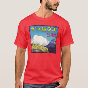 Mountain Goat Apples Vintage Crate Label T-Shirt
