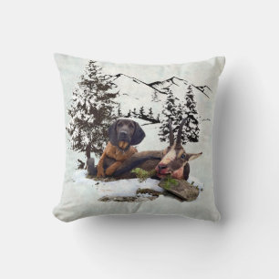 Mountain goat hunting adventure cushion