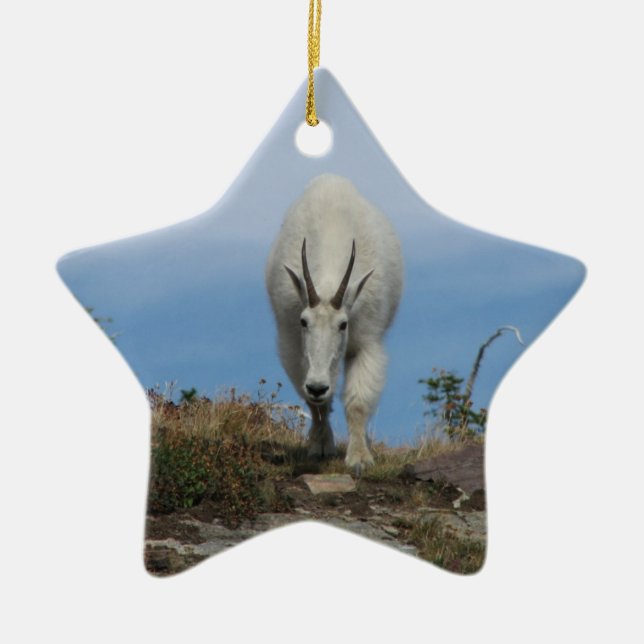 Mountain Goat Ornament (Front)