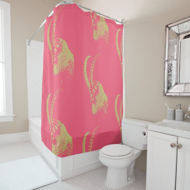Mountain Goat - Shower Curtain (In Situ)
