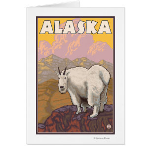 Mountain Goat- Vintage Travel Poster