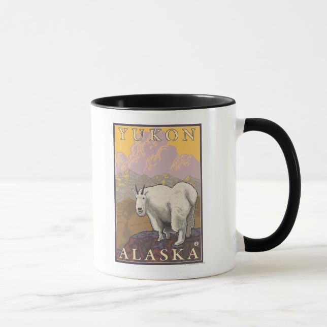 Mountain Goat - Yukon, Alaska Mug (Right)