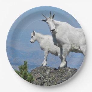 Mountain Goats Paper Plates