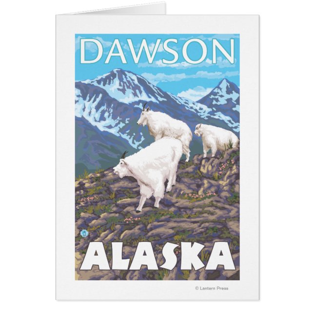 Mountain Goats Scene - Dawson, Alaska (Front)