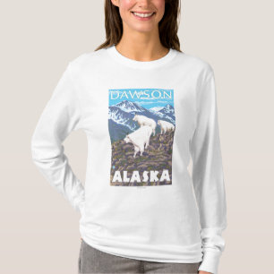 Mountain Goats Scene - Dawson, Alaska T-Shirt