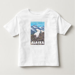 Mountain Goats Scene - Denali National Park, Toddler T-Shirt