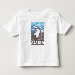 Mountain Goats Scene - Ketchikan, Alaska Toddler T-Shirt