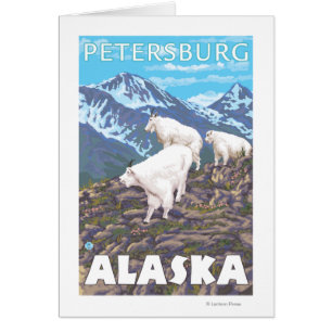 Mountain Goats Scene - Petersburg, Alaska