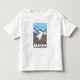 Mountain Goats Scene - Petersburg, Alaska Toddler T-Shirt