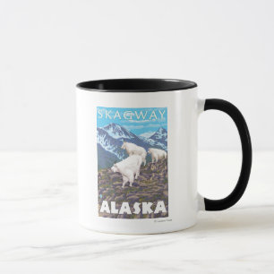 Mountain Goats Scene - Skagway, Alaska Mug