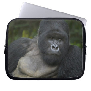 Mountain Gorilla and Silverback Laptop Sleeve
