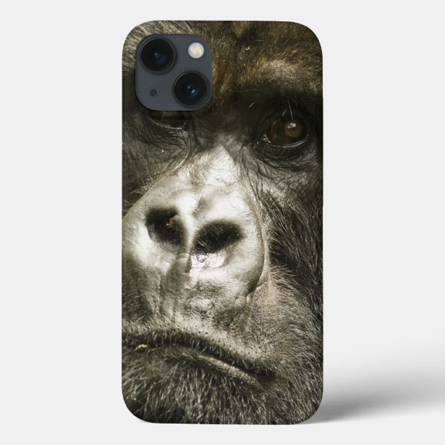 Mountain Gorilla, Gorilla beringei beringei, Case-Mate iPhone Case (Back)