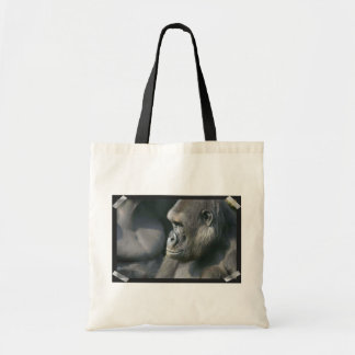 Mountain Gorilla Small Canvas Tote Bag