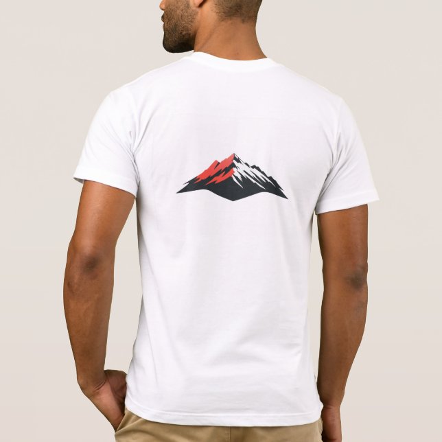 Mountain graphic t-shirt, perfect for nature lover T-Shirt (Back)