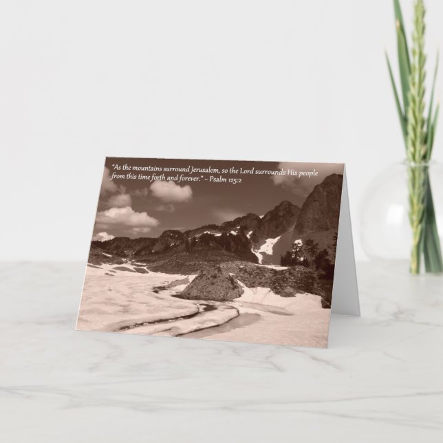Mountain greeting card (Front)