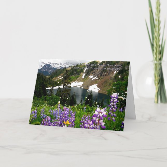 Mountain greeting card (Front)