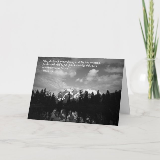 Mountain greeting card (Front)