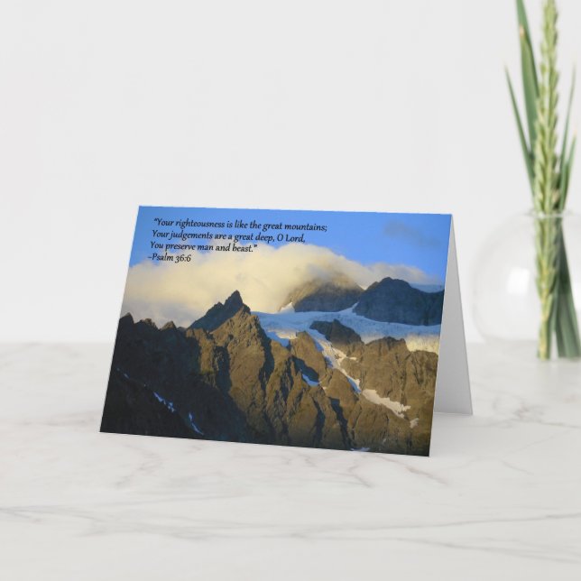 Mountain greeting card (Front)