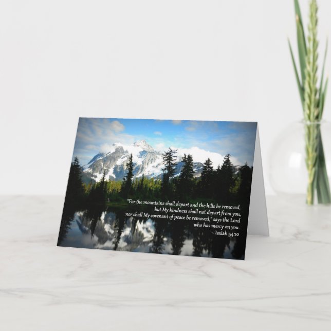 Mountain greeting card (Front)