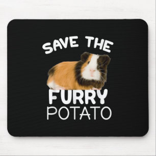 Mountain Guinea Pig - Save Furry Potato Mouse Pad