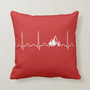 MOUNTAIN HEARTBEAT CUSHION