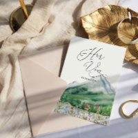 Mountain | Her Wedding Vows Keepsake Card
