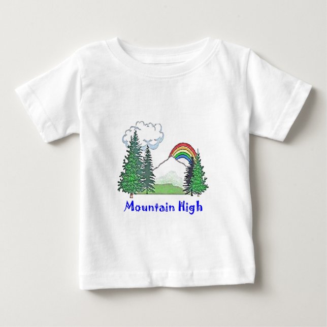 Mountain High Camp Baby T-Shirt (Front)