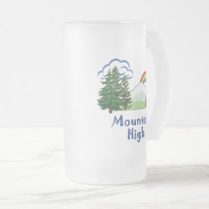 Mountain High Camp Logo Frosted Mug Stein